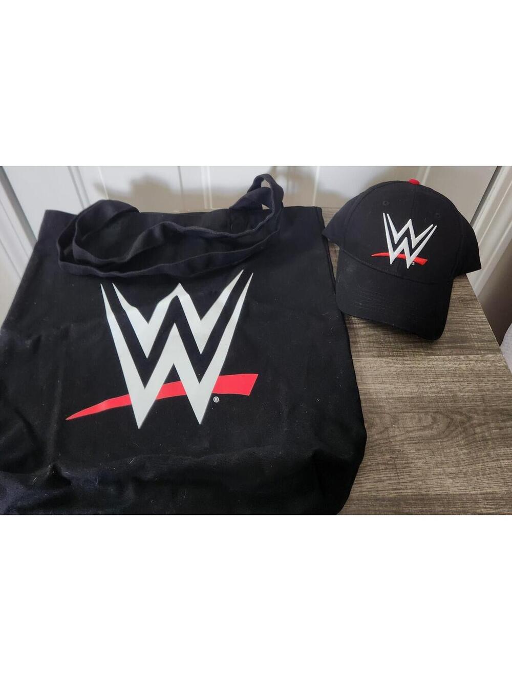 WWE Baseball Cap and Tote Shopping Bag
